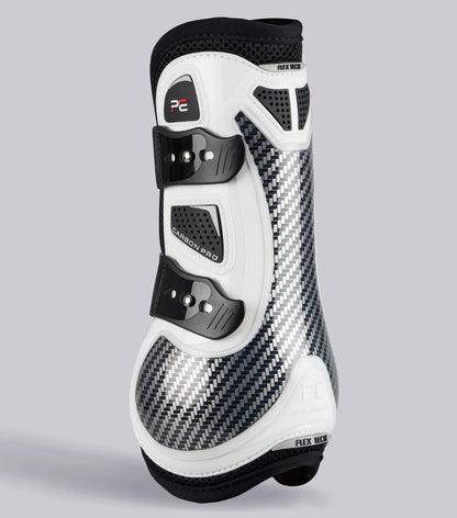 Premier Equine Carbon Pro Tendon Boots White - Horse Horse Boots