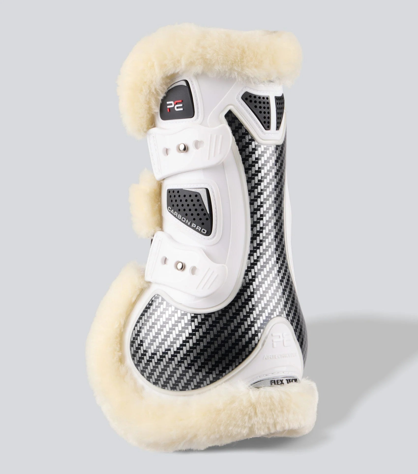 Premier Equine Carbon Pro Techno Wool Tendon Boots - Horse Leg Protection