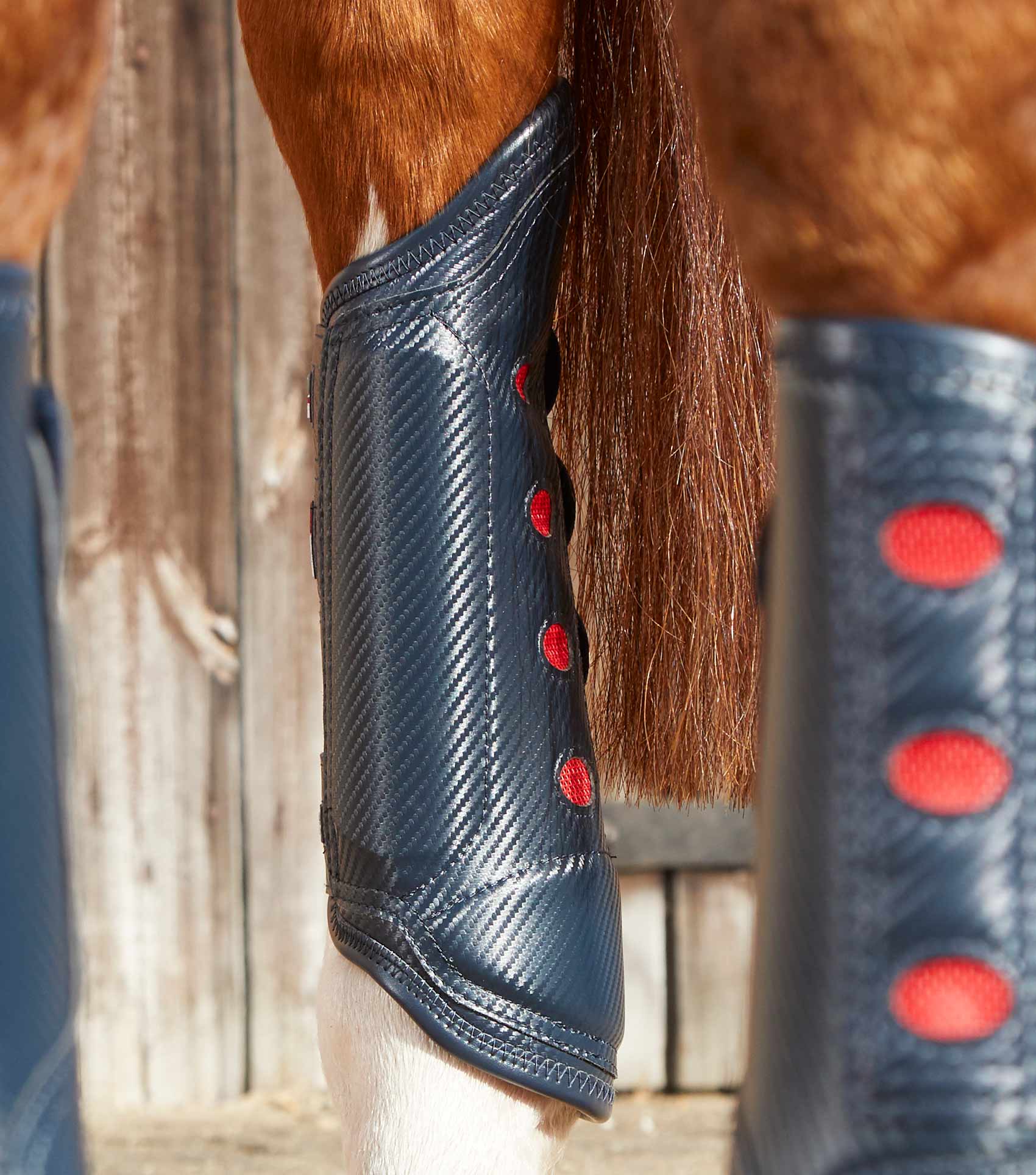 Premier Equine Carbon Tech Air Cooled Eventing Boots Navy Hind