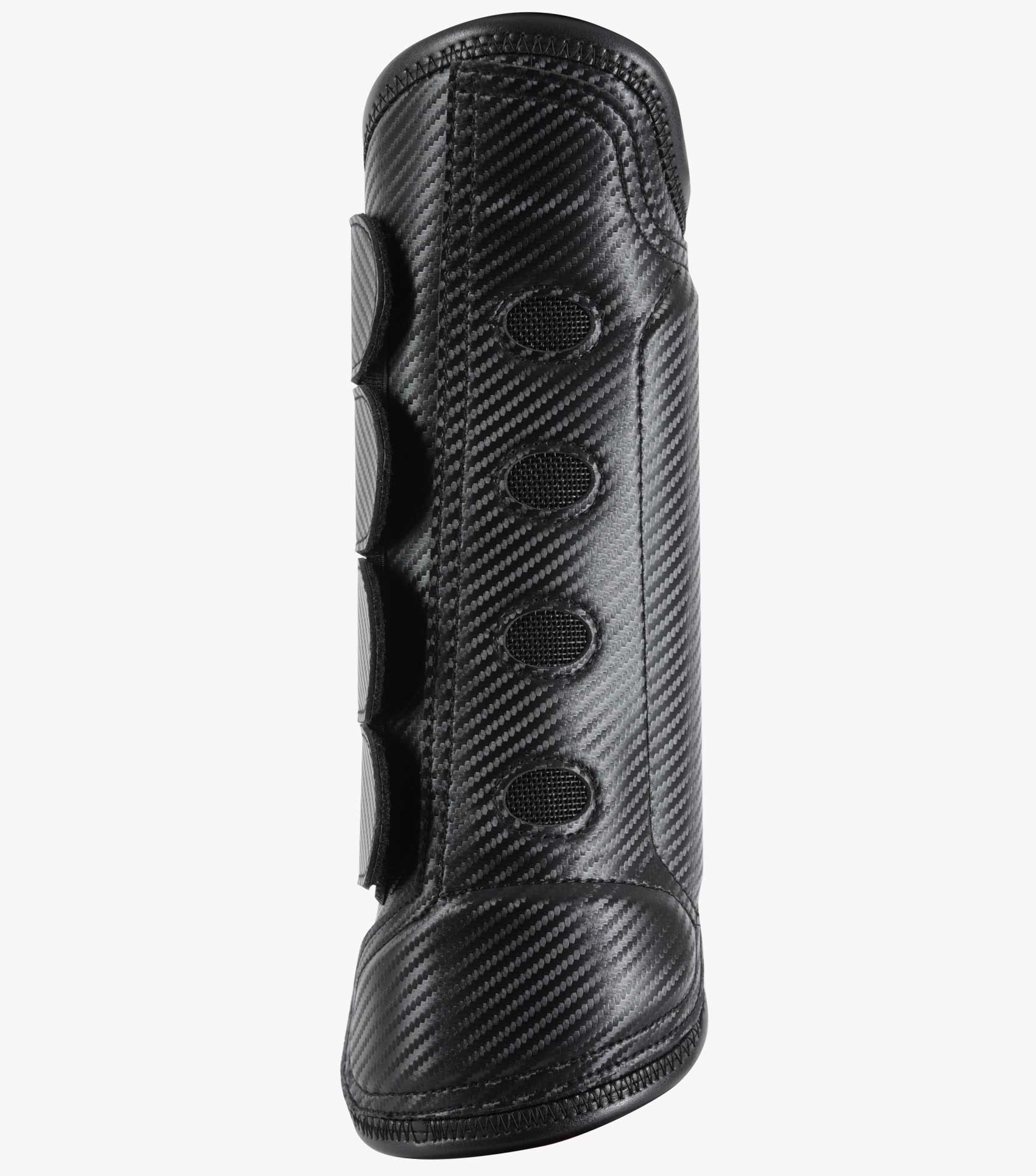 Premier Equine Carbon Tech Air Cooled Black Hind Eventing Boot - Horse Leg Protection