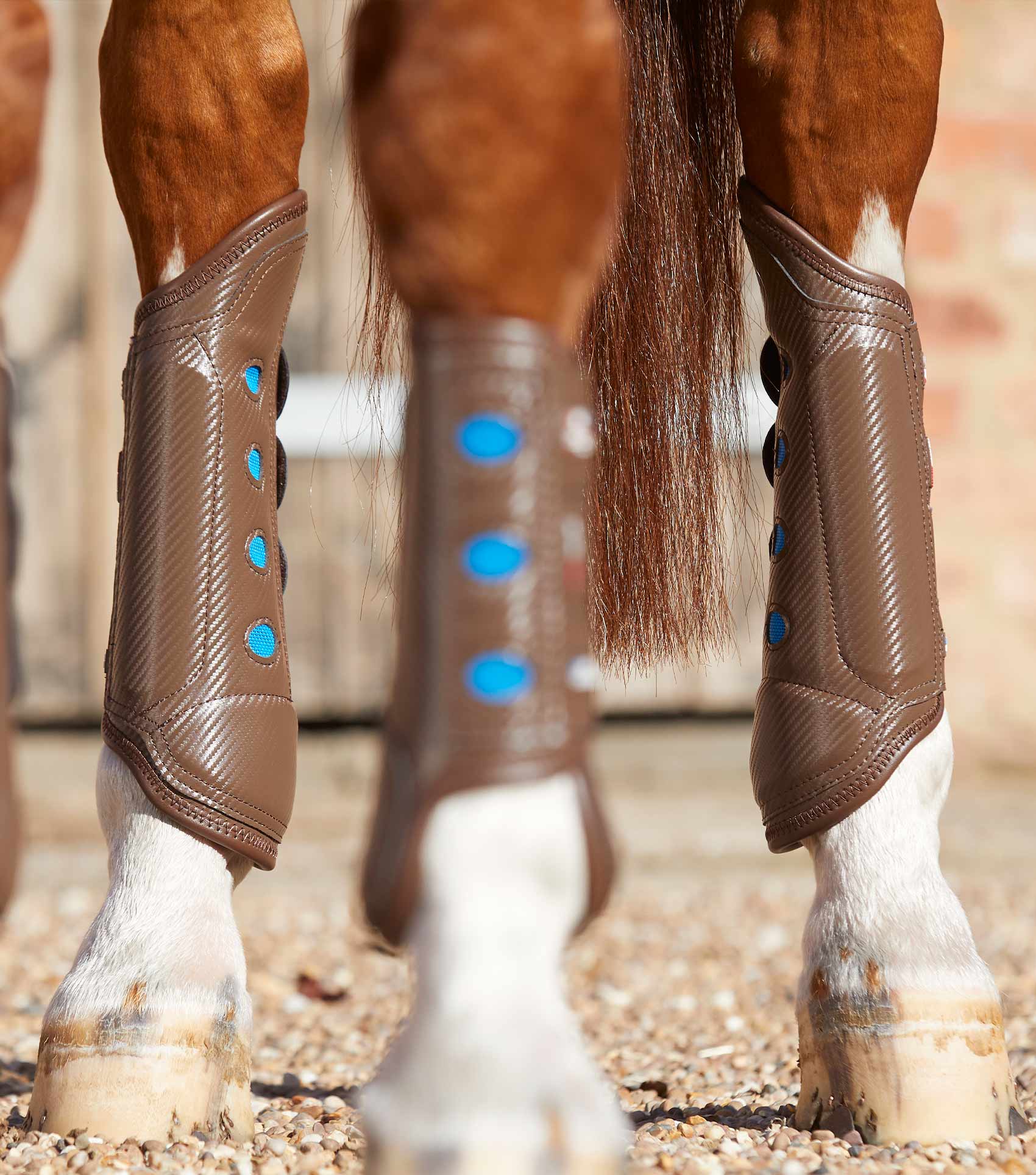 Premier Equine Carbon Tech Air Cooled Eventing Boots Brown Hind