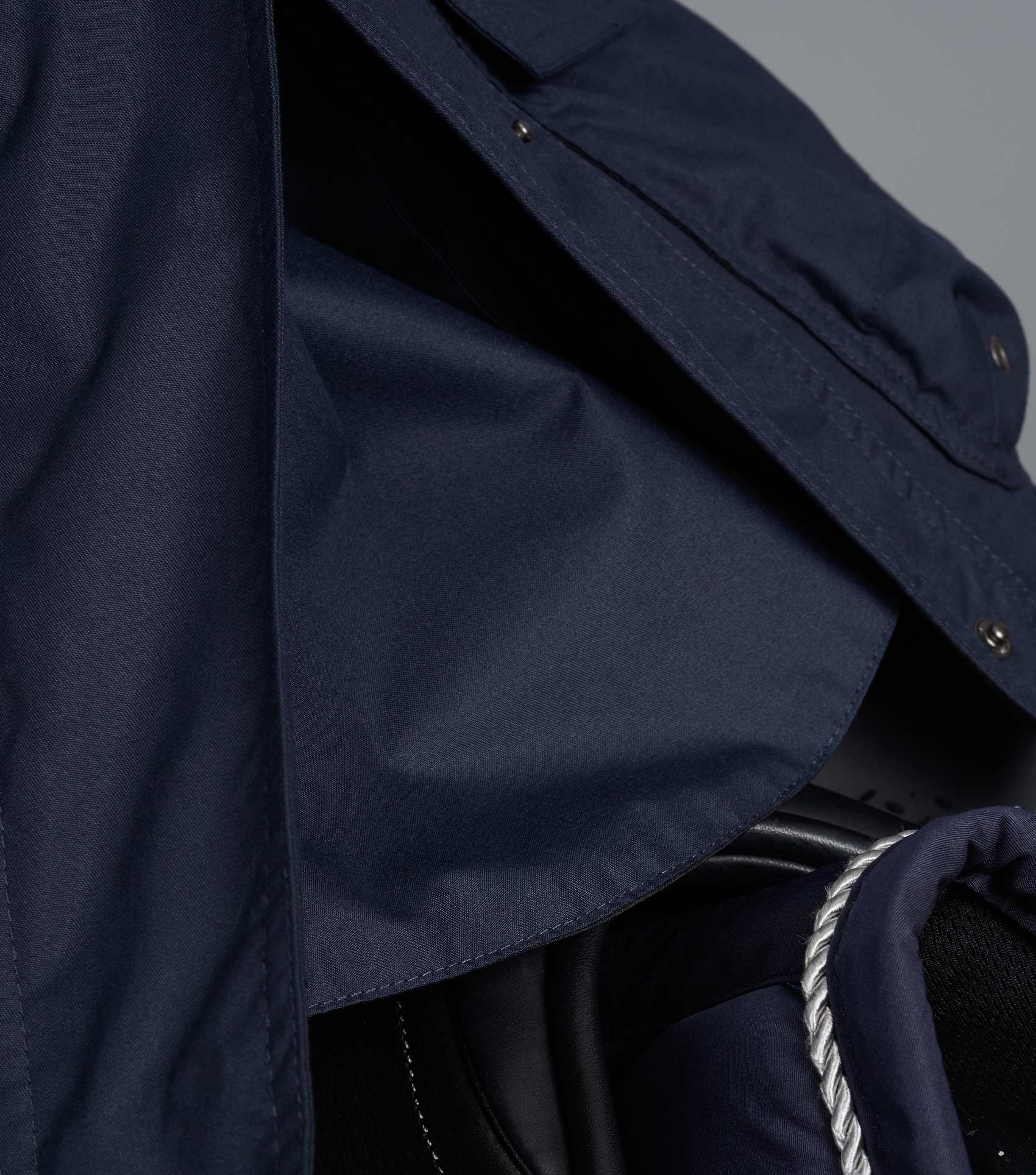 PREMIER EQUINE CASCATA Navy Waterproof Riding Coat for Women. Ladies Equestrian Outerwear.