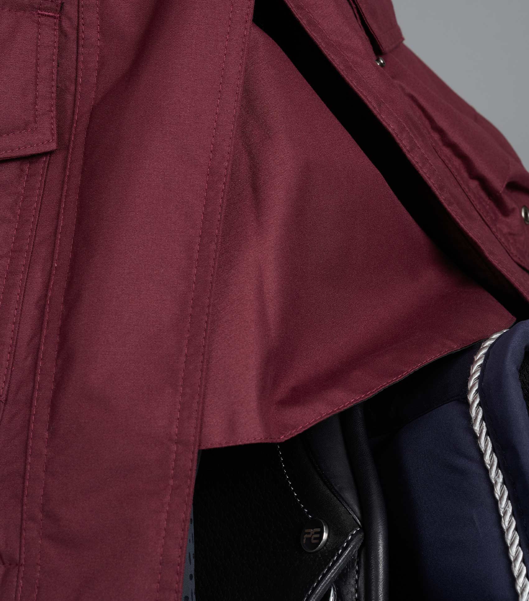 PREMIER EQUINE CASCATA Waterproof Riding Coat Wine | Equiflair Equestrian Fashion