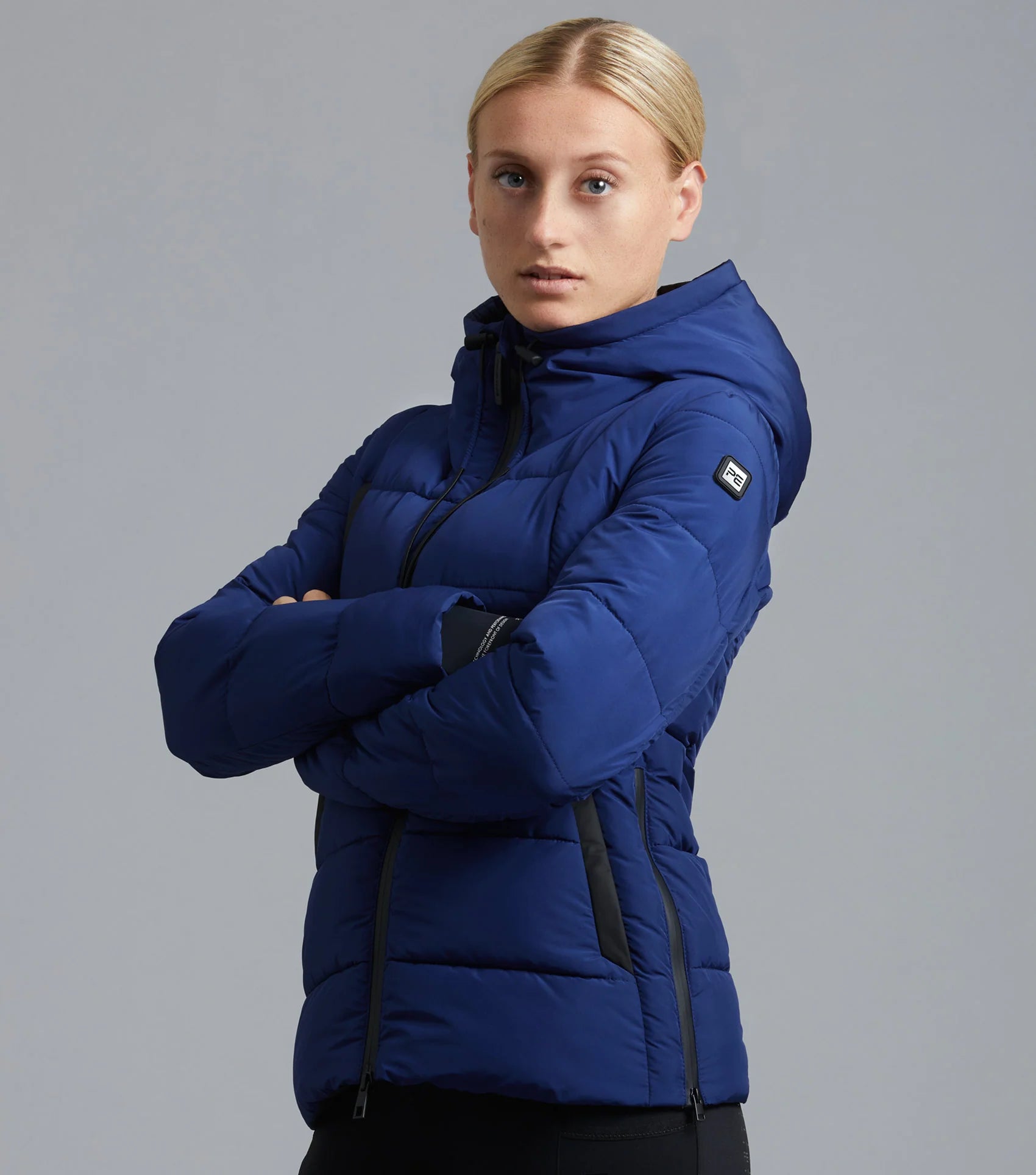 PREMIER EQUINE Casella Ladies Quilted Jacket - Imperial Navy | Luxury Riding & Puffer Jacket