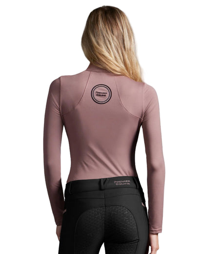 Premier Equine Catori Womens Long Sleeve Base Layer Dusty Rose