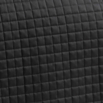 Black Quilted Cotton Cross Country Saddle Pad | Premier Equine Close Contact Design