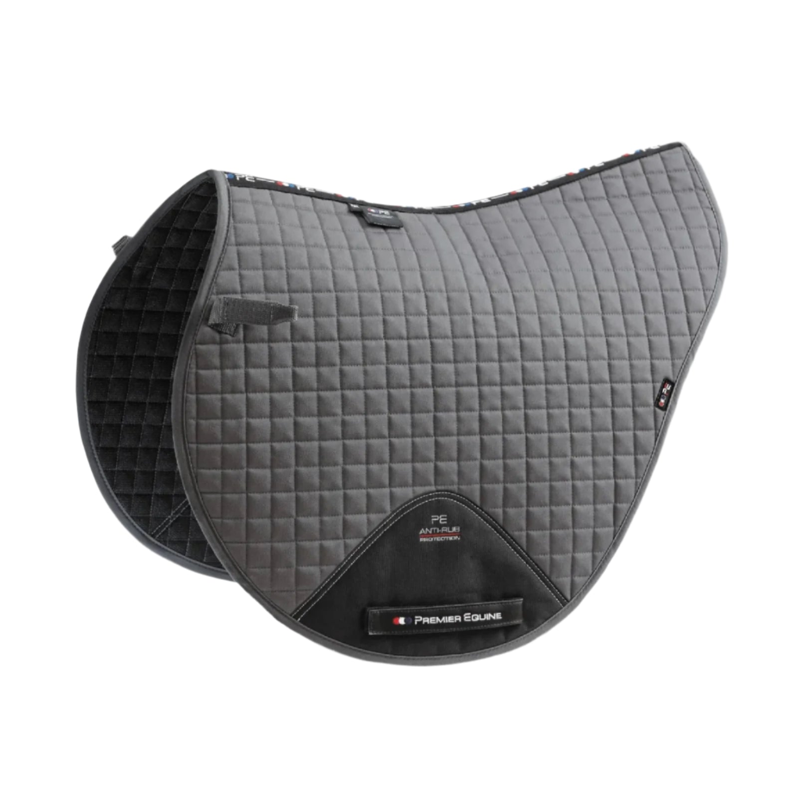 Premier Equine Close Contact Grey Saddle Pad - Horse Riding Equipment