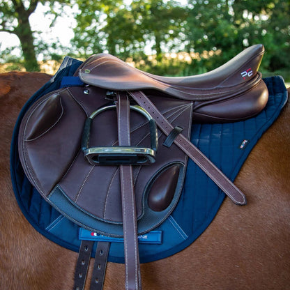 Premier Equine Close Contact Cotton Cross Country Saddle Pad Navy