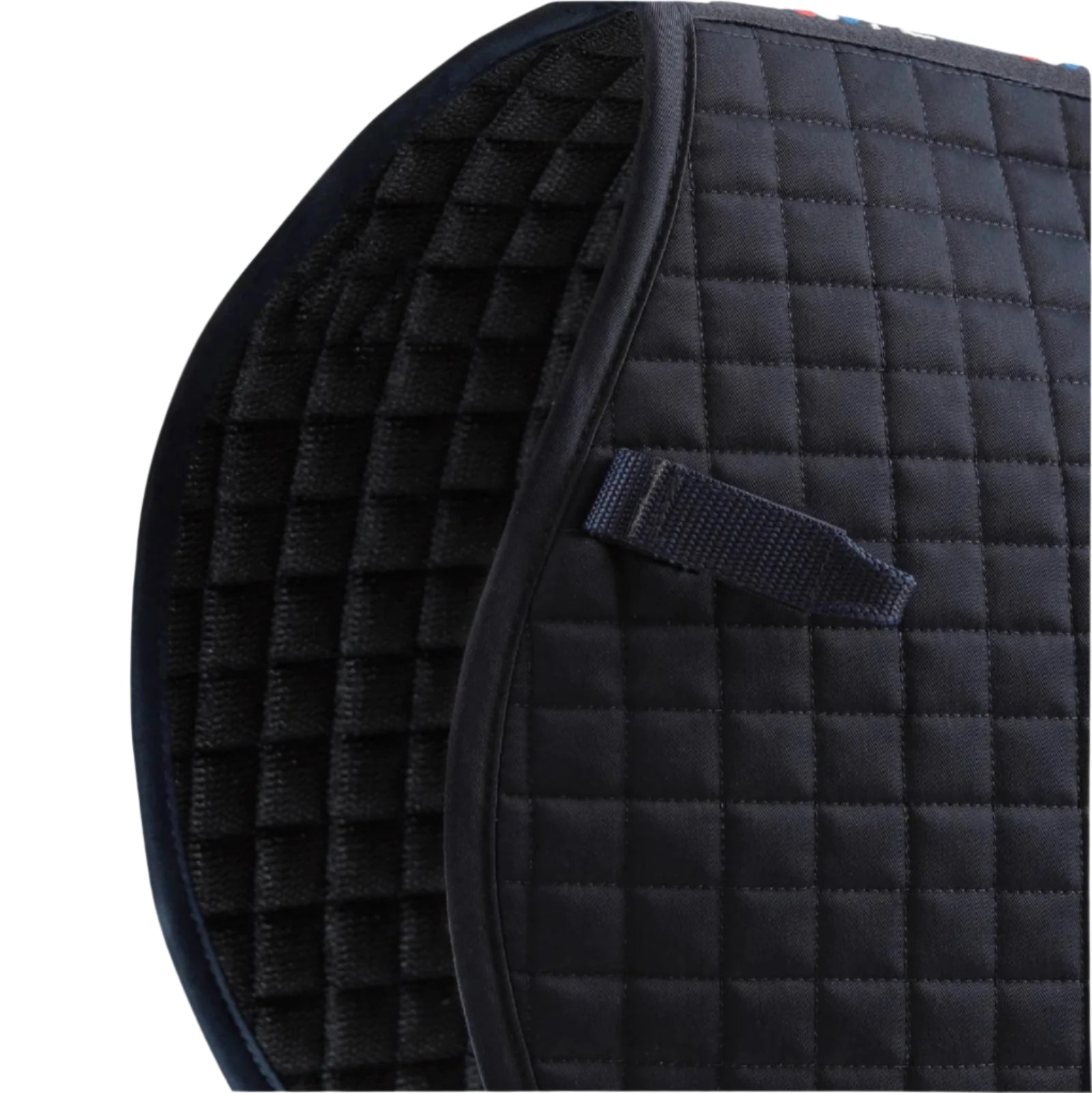 Premier Equine Close Contact Cross Country Saddle Pad - Navy. Premium horse riding equipment.