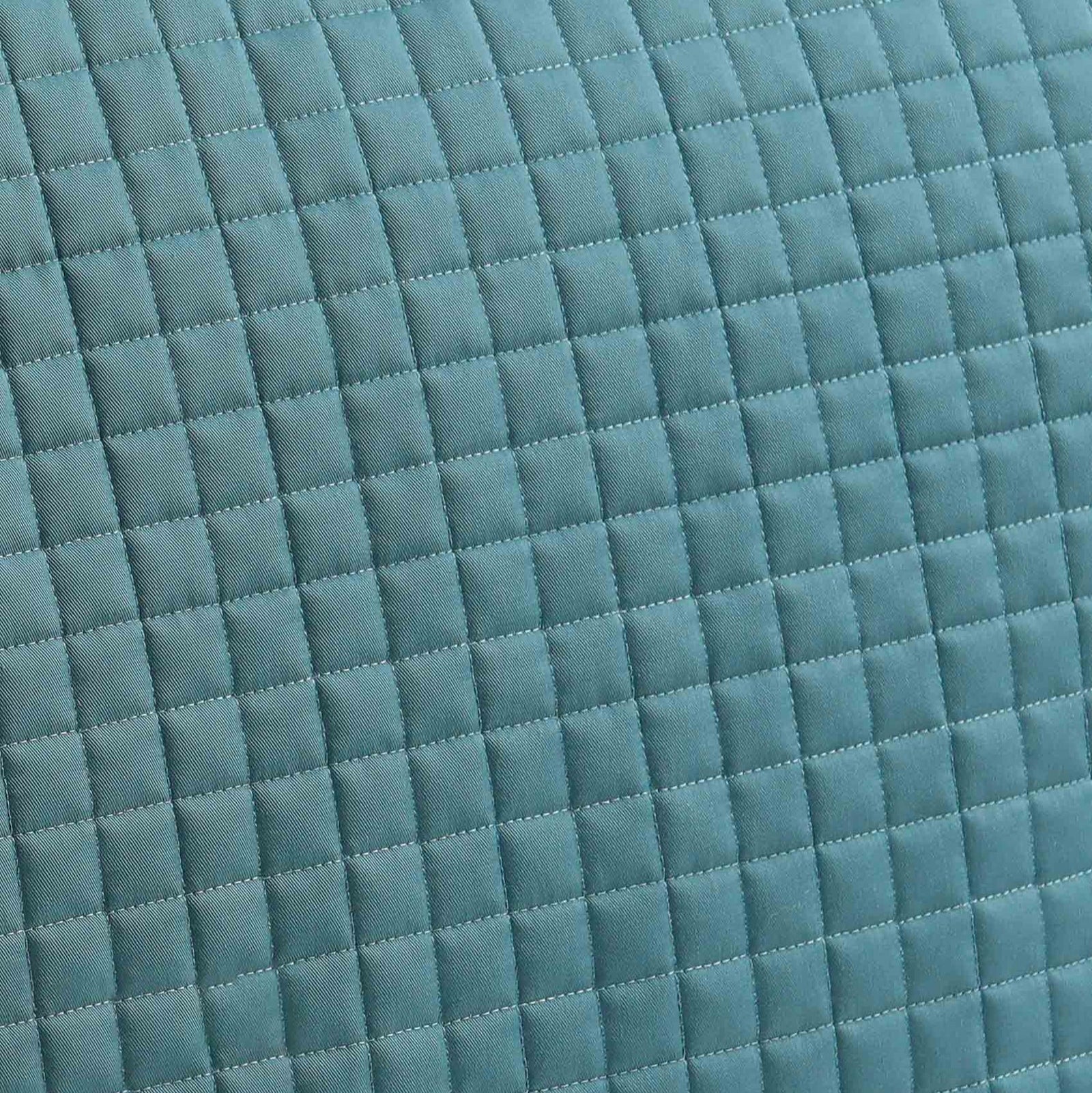 PREMIER EQUINE Turquoise Quilted Cross Country Saddle Pad - Close Contact Design
