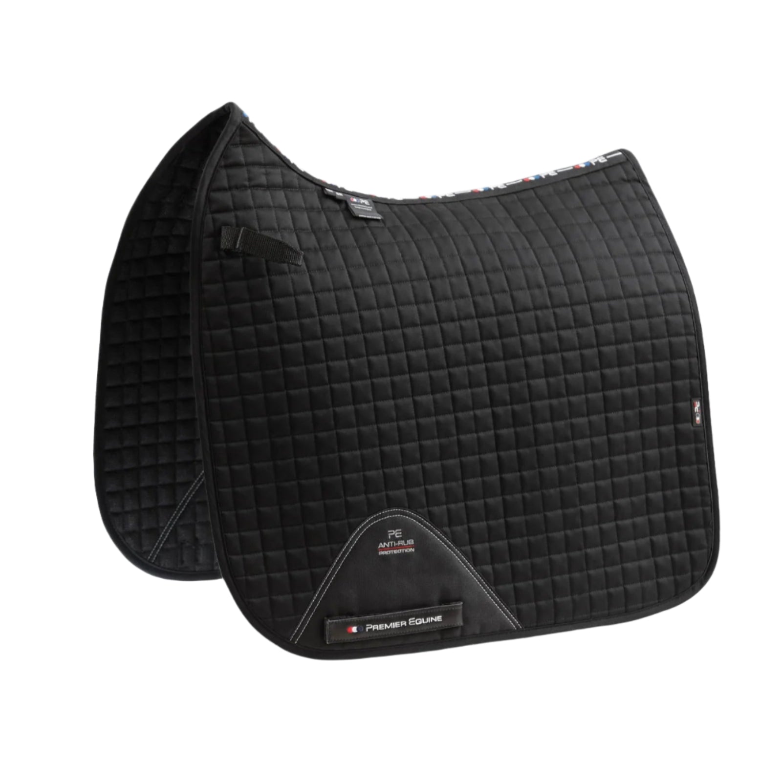 Black Dressage Saddle Pad | Premier Equine Close Contact | Horse Riding Equipment