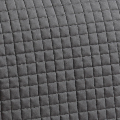Premier Equine Grey Quilted Dressage Saddle Pad - Close Contact. High-Quality Cotton, Moisture-Wicking, Anti-Rub Protection