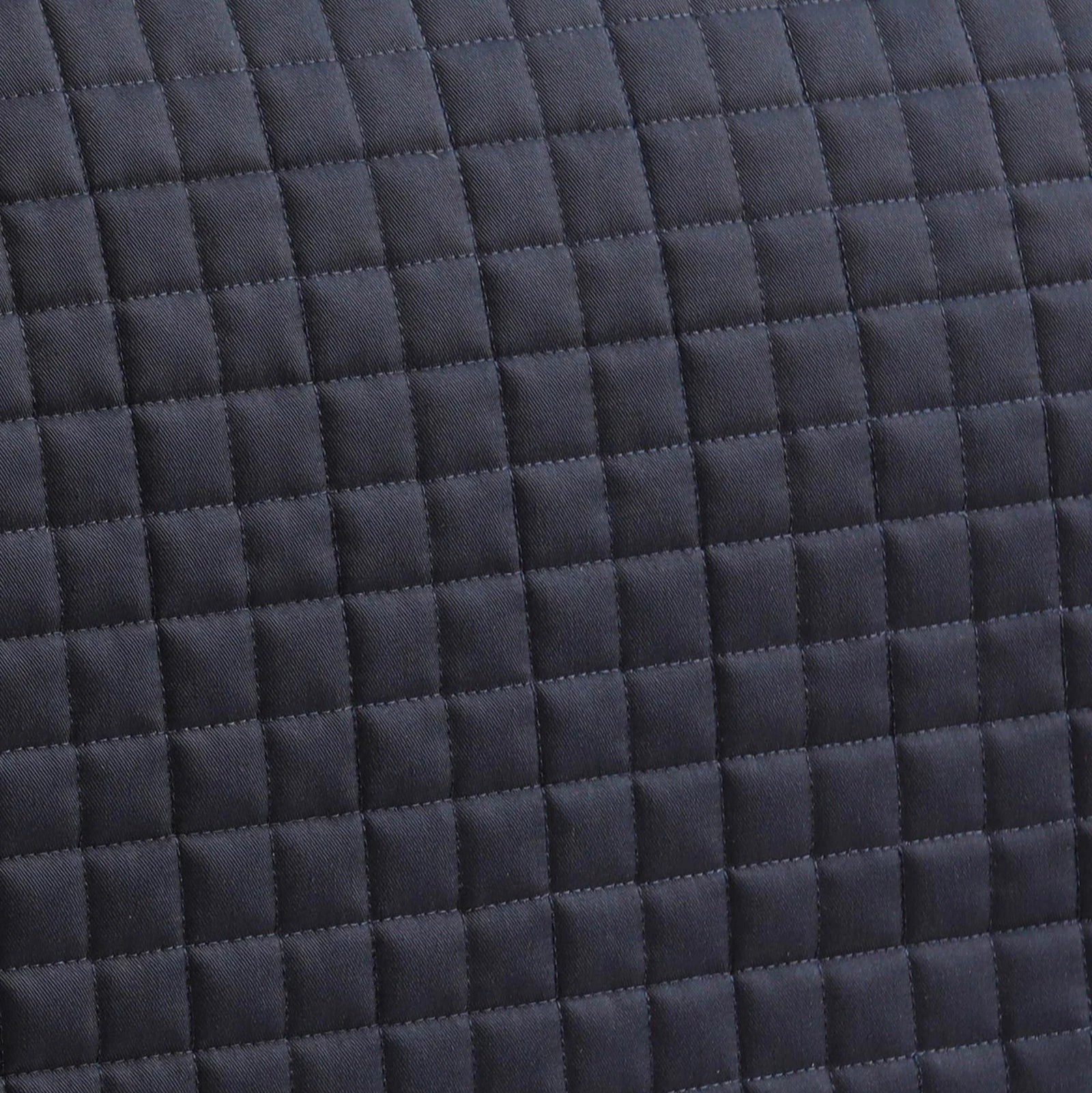Premier Equine Navy Quilted Dressage Saddle Pad - Close Contact Cotton Comfort