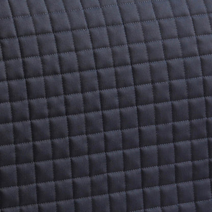 Premier Equine Navy Quilted Dressage Saddle Pad - Close Contact Cotton Comfort