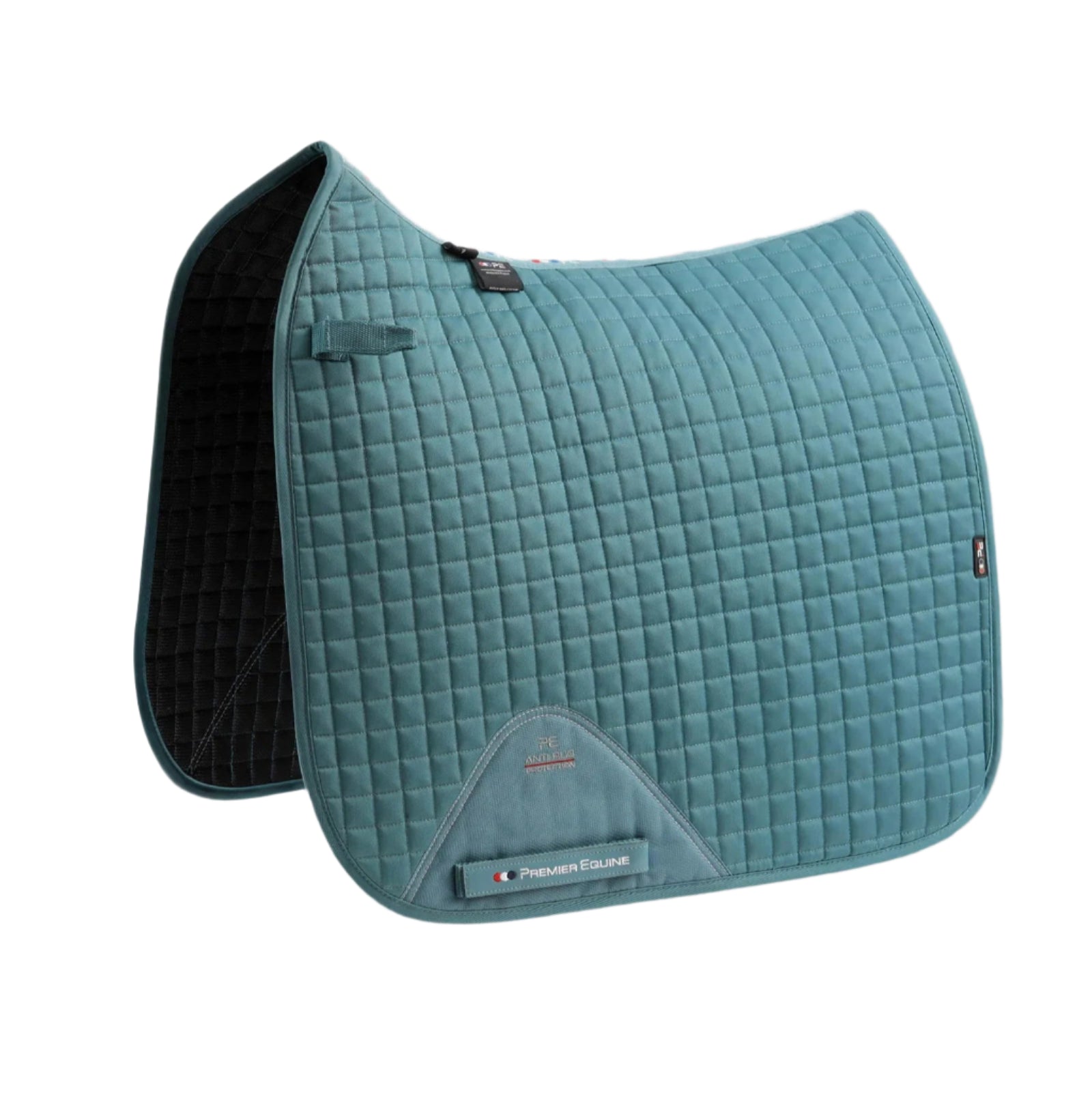 Premier Equine Turquoise Close Contact Dressage Saddle Pad: Cotton, Comfort, and Performance