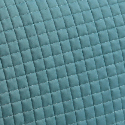 Premier Equine Close Contact Cotton Dressage Saddle Pad - Turquoise Quilted Design. For comfort and performance.