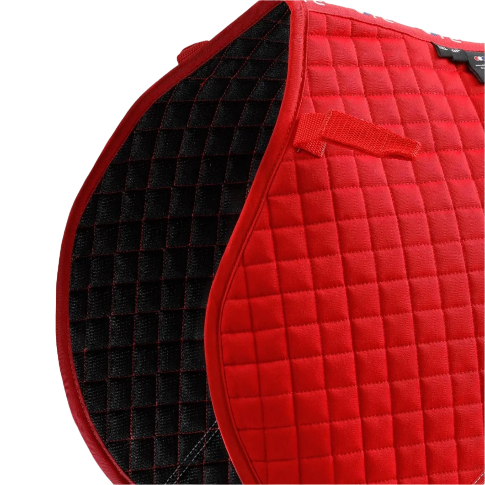 Premier Equine Red & Black Close Contact GP/Jump Cotton Saddle Pad | Equiflair
