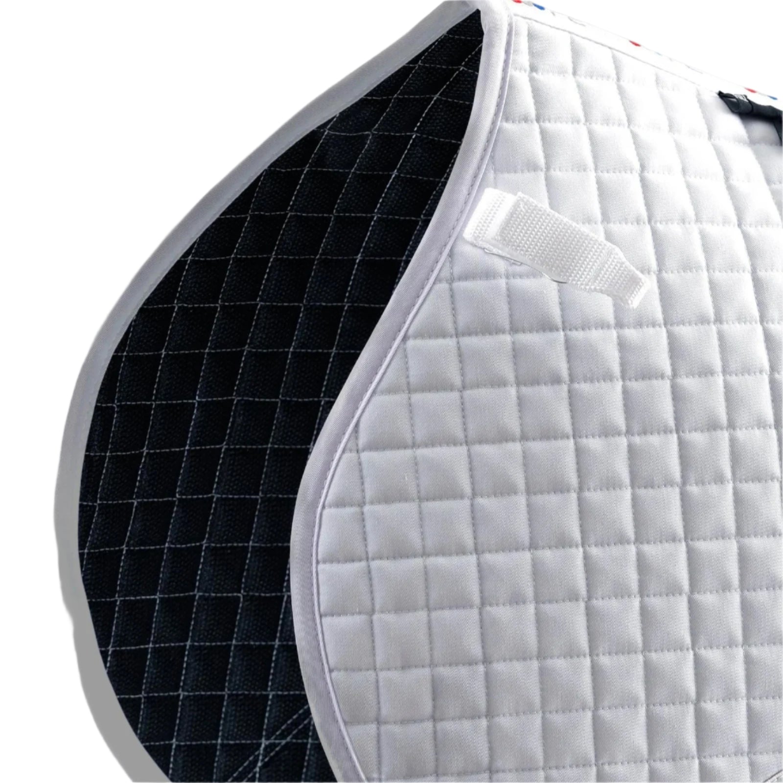 PREMIER EQUINE White Close Contact Cotton GP/Jump Saddle Pad | Equine Comfort and Performance