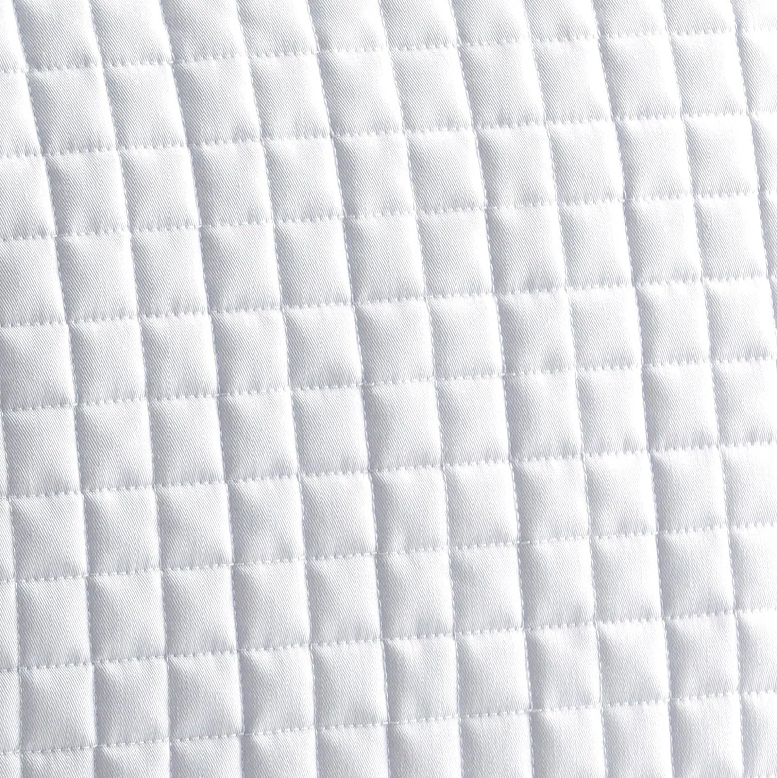 White Cotton GP/Jump Saddle Pad | Premier Equine Close Contact Quilted Equestrian Pad
