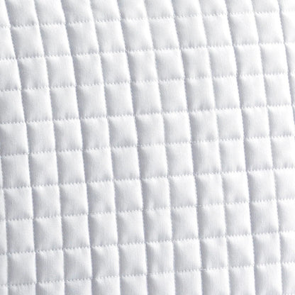 White Cotton GP/Jump Saddle Pad | Premier Equine Close Contact Quilted Equestrian Pad