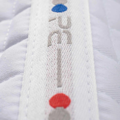 Premier Equine White Cotton Close Contact GP/Jump Saddle Pad | Equiflair