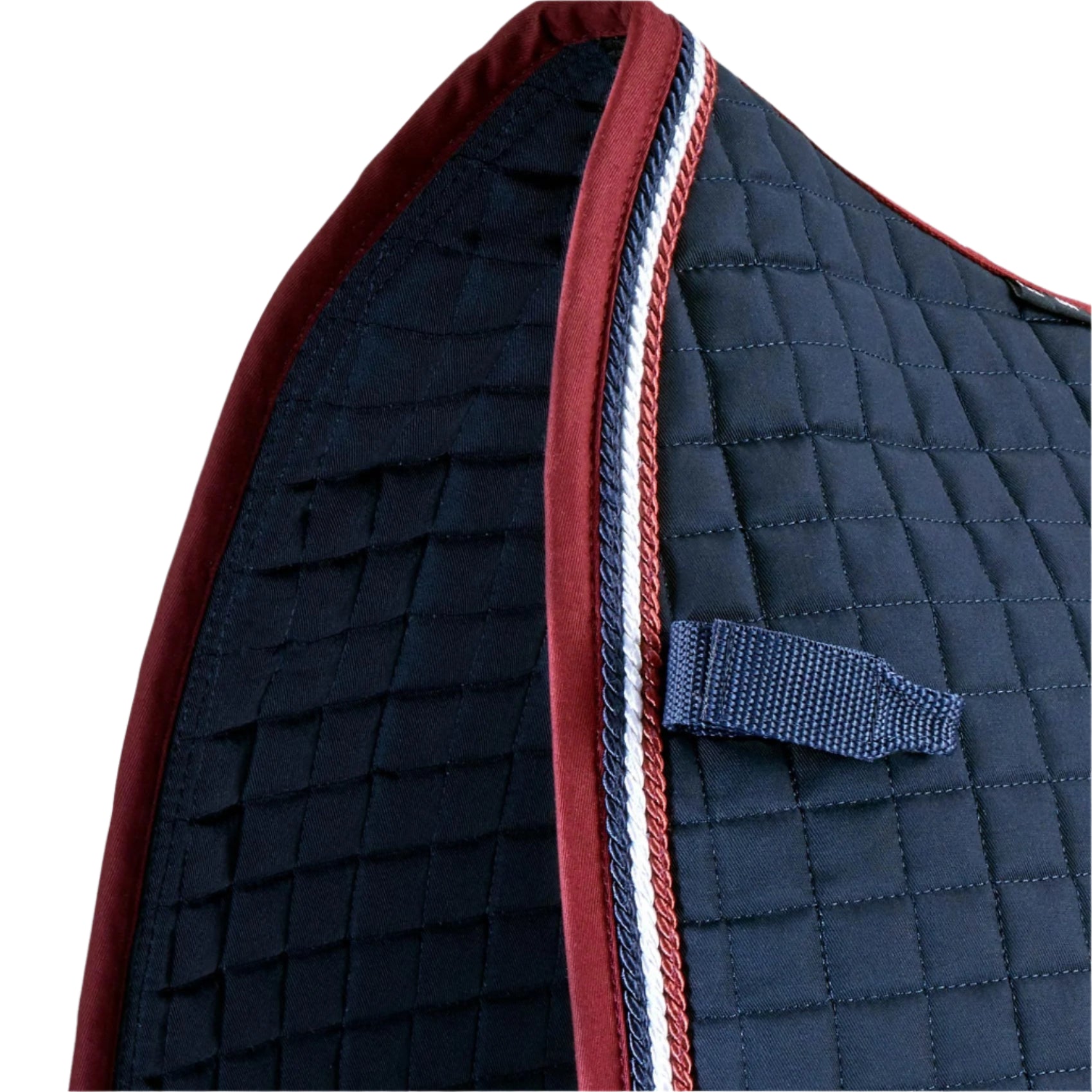 Premier Equine Close Contact Dressage Saddle Pad - European Cotton, Navy Blue - Equestrian Comfort & Style