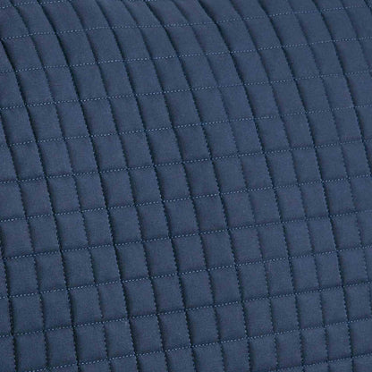 Premier Equine Close Contact Dressage Square Navy Saddle Pad: High-Quality Cotton, Wicking, Anti-Rub, Adjustable Straps