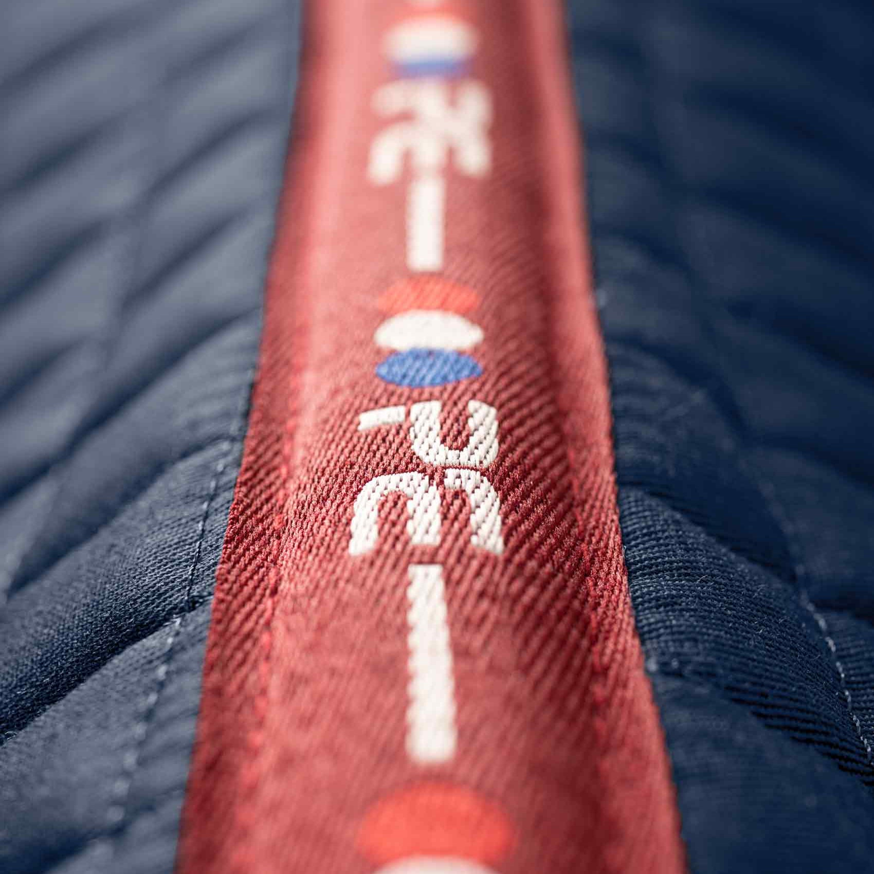 PREMIER EQUINE Navy Cotton Dressage Saddle Pad - Close Contact Design for Equestrian Horse Riding