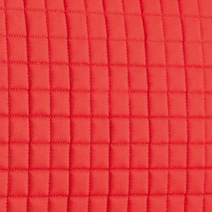 Premier Equine Red Dressage Saddle Pad - Close Contact Cotton Square Numnah