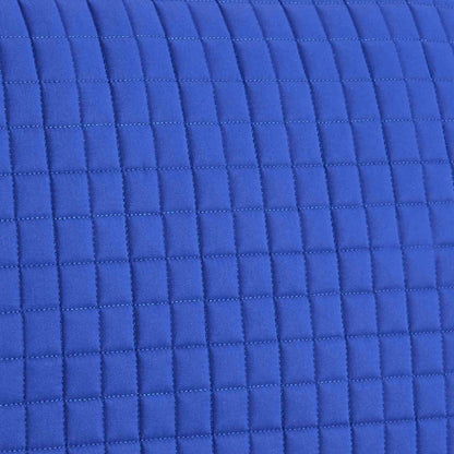 Premier Equine Dressage Saddle Pad - Royal Blue Cotton Close Contact European Square. Equestrian Tack by Equiflair.