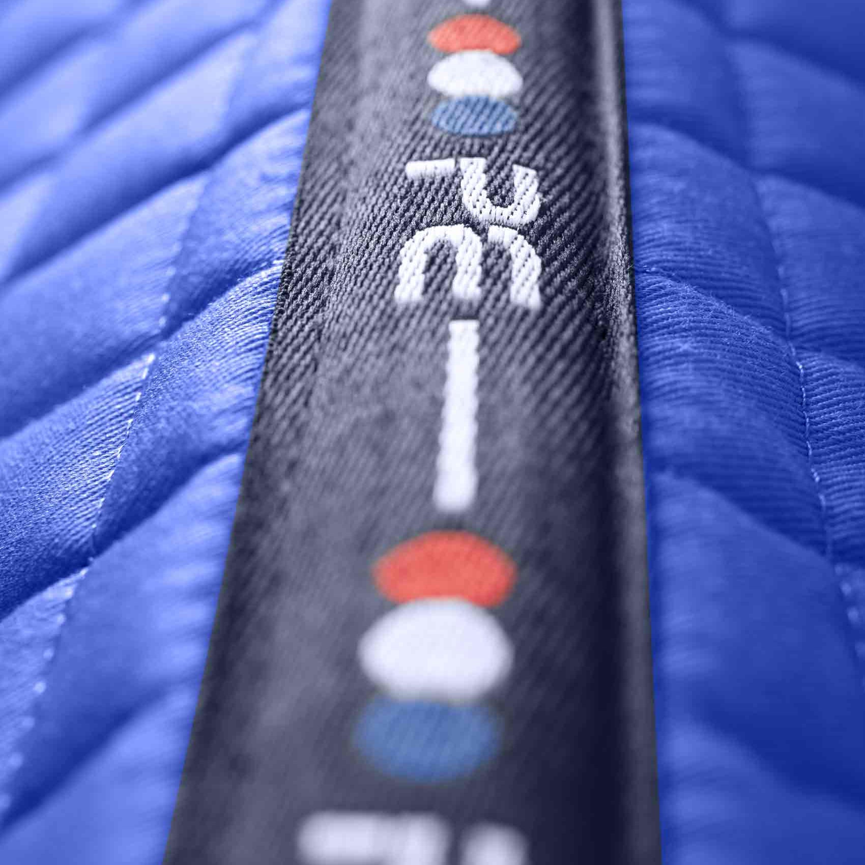 Premier Equine Royal Blue Dressage Saddle Pad: Close Contact European Cotton Square for Equestrian Use