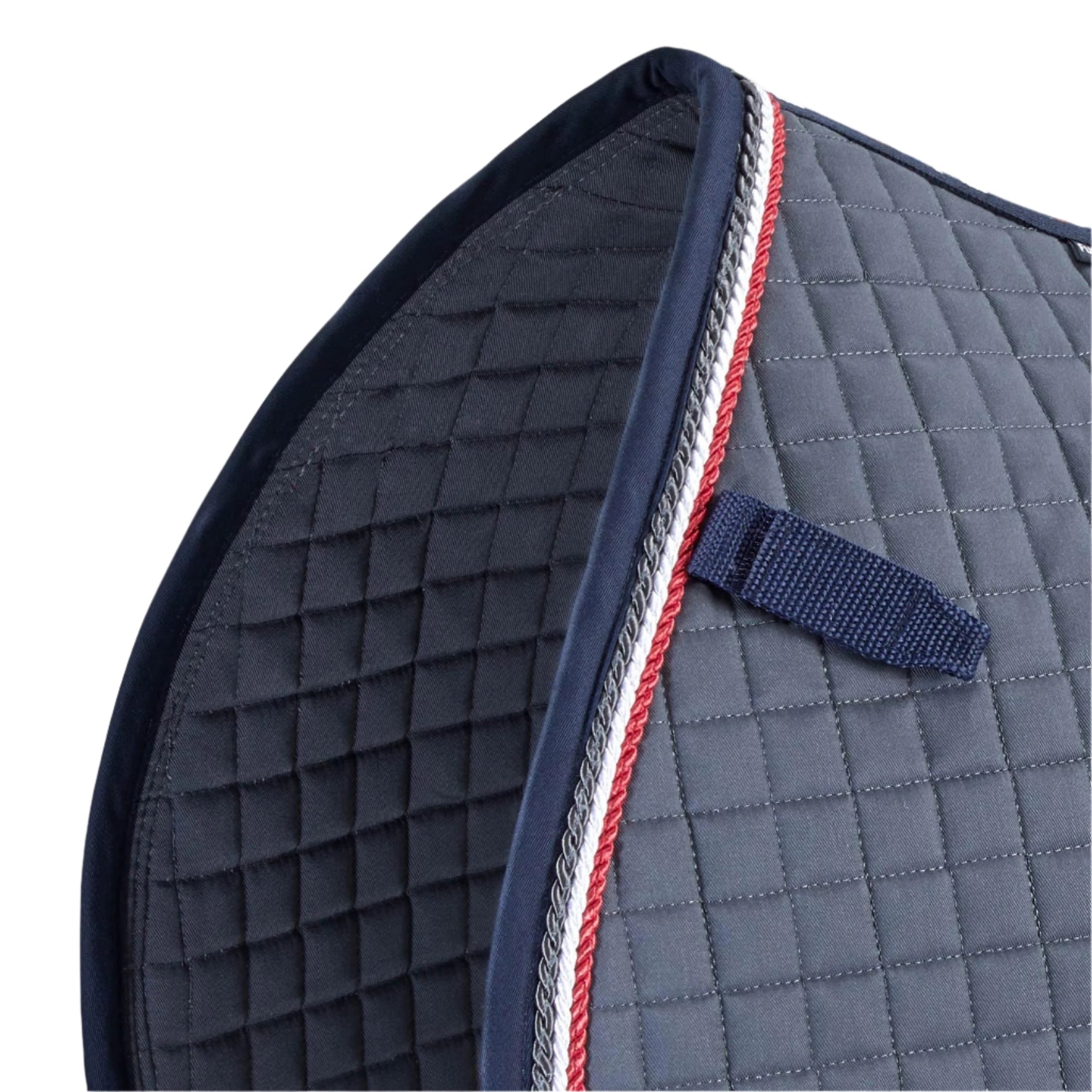 PREMIER EQUINE Close Contact Grey GP/Jump Saddle Pad: Equestrian Comfort & Performance. Premium Cotton Saddle Pad. 