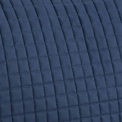 Navy Premier Equine Close Contact Cotton Saddle Pad - GP/Jump Square | Equestrian Tack