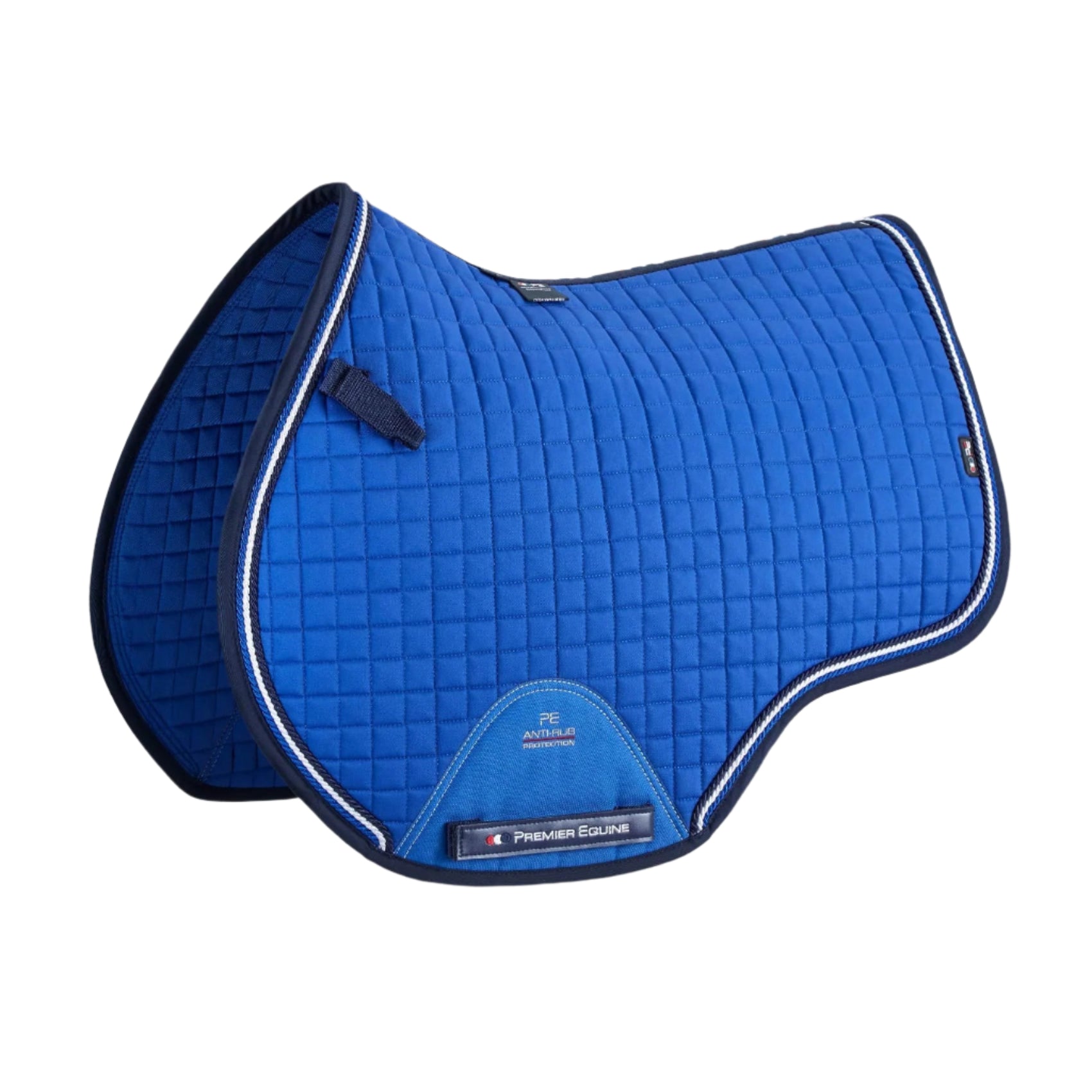 Premier Equine Royal Blue Close Contact GP/Jump Saddle Pad - European Cotton