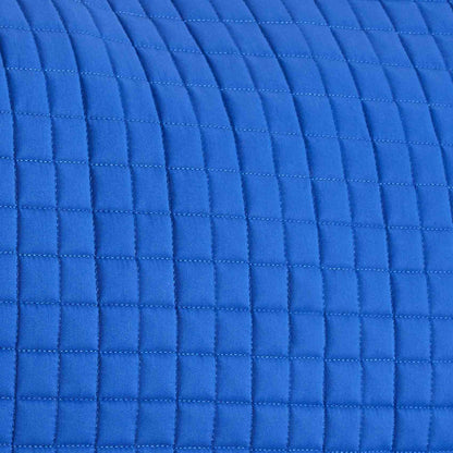 Premier Equine Close Contact Royal Blue Saddle Pad - GP/Jump Square. Equestrian Essential for Comfort & Style.
