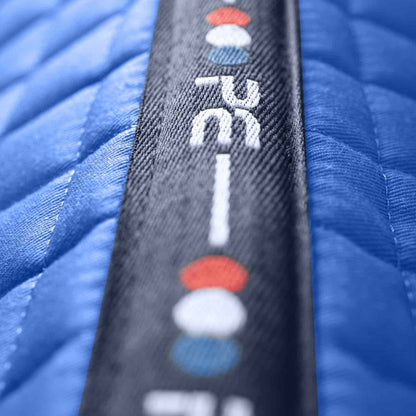 Premier Equine Close Contact Royal Blue GP/Jump Saddle Pad. Premium Equestrian Saddle Pad.