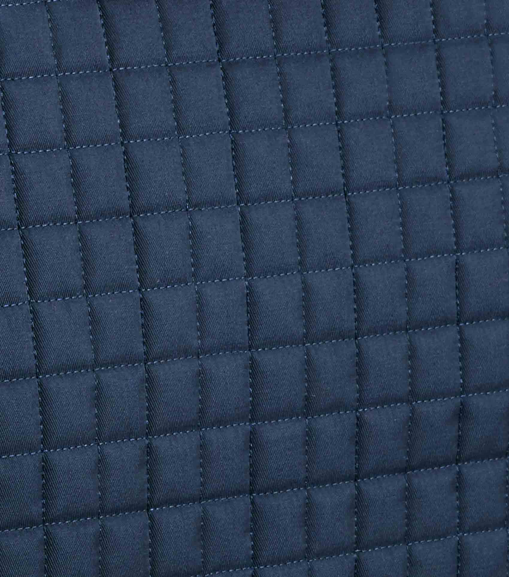 Navy Blue Merino Wool Quilted Dressage Saddle Pad | Premier Equine Close Contact Pad