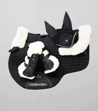 Premier Equine Black Merino Wool Saddle Pad & Horse Riding Gear - Shop Equiflair for comfort & Protection