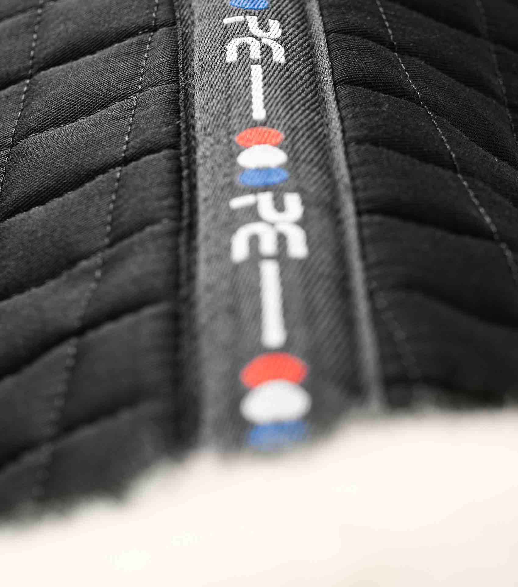 Premier Equine Merino Wool Saddle Pad - Black GP/Jump Close Contact Saddle Square, Equiflair