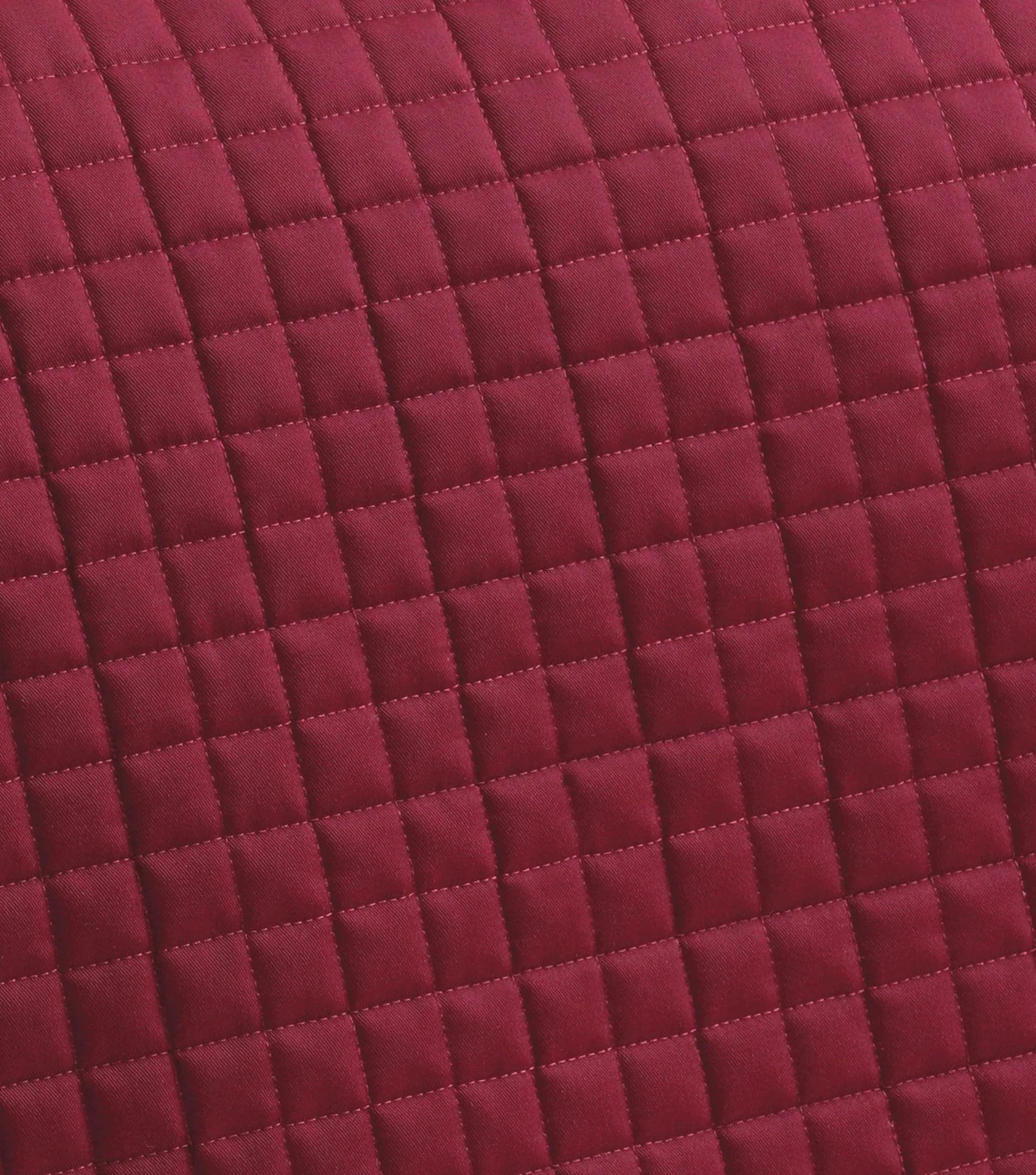 Burgundy Quilted Merino Wool Close Contact Saddle Pad by Premier Equine: Premium Equestrian Gear for Comfort & Performance