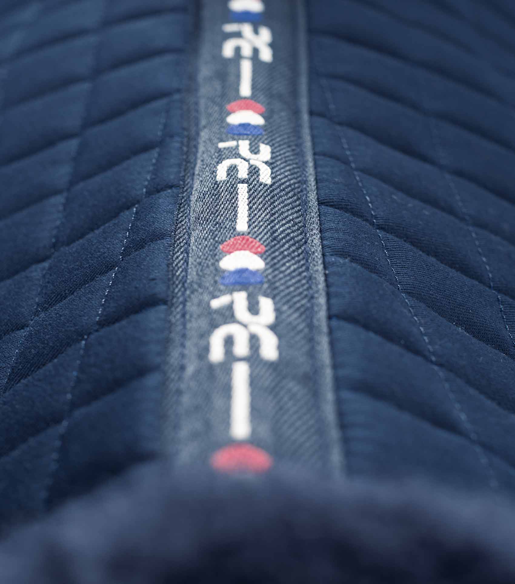 Premier Equine Merino Wool Navy Saddle Pad - Close Contact GP/Jump European Square