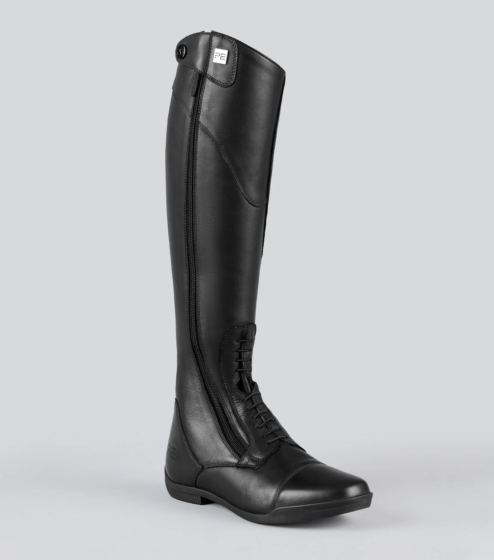 Premier Equine Cedo Women's Leather Field Tall Riding Boots - Black Equestrian Boots