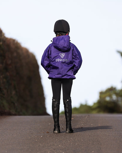 EQUIDRY Shortie Children's Thin Fleece Purple