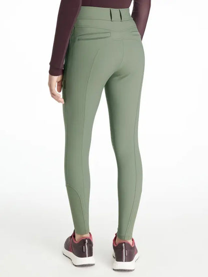 Lemieux Young Rider Izzy Breeches Rosemary (Back View) - Full Seat Equestrian Pants