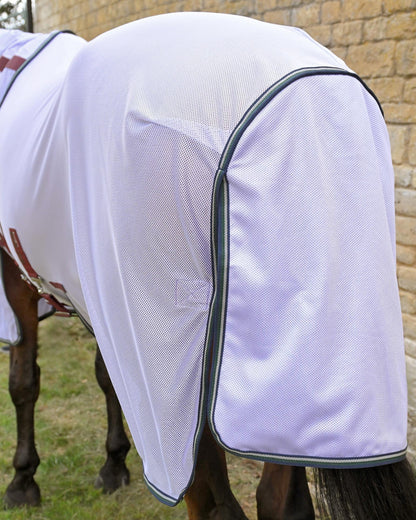 Premier Equine Combo Bug Buster Fly Rug with Belly Flap Lavender