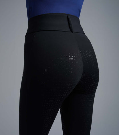 Premier Equine Concerto Black Riding Tights: Ladies Equestrian Apparel