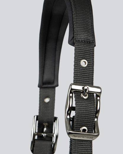 Premier Equine Corda Padded Head Collar with Lead Rope Black