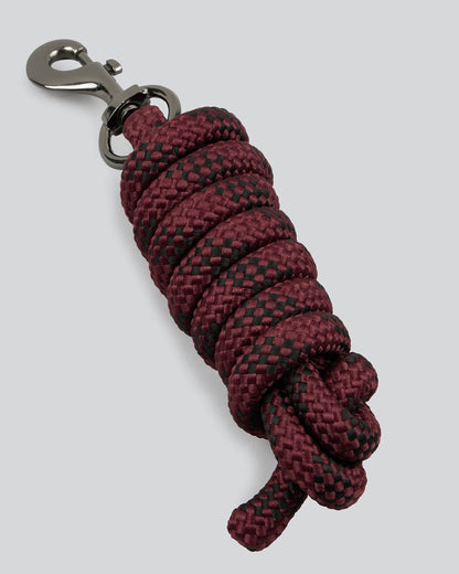 Burgundy Horse Lead Rope by Premier Equine - Premium Corda Collection