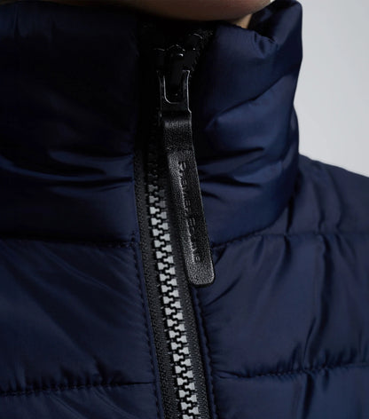 Premier Equine Dante Junior Unisex Navy Riding Gilet - Quilted Equestrian Vest for Kids