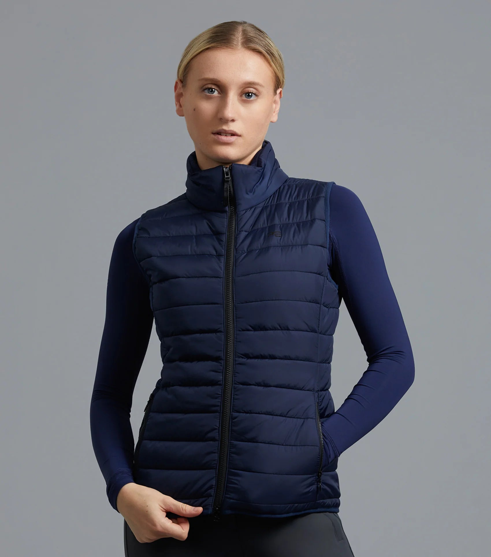 Premier Equine Dante Ladies Riding Gilet Navy